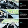 XIMINZ Steering Wheel Lock with Alarm Anti Theft Car Security