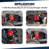 1-1304 Rear Bump Stops for 2007-2018 Jeep Wrangler JK/JKU (2