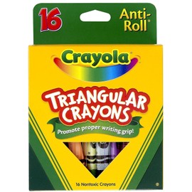 Triangular Anti-roll Crayons