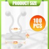 100 Pcs Plant Climbing Wall Clips - Self-Adhesive Hooks for