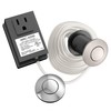 Moen Chrome and Spot Resist Stainless Air Switch With Controller,