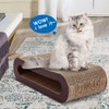 FluffyDream 2in1 Cat Scratcher Cardboard Lounge Bed, Cat Scratching Board,