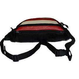 LB LEATHERBOSS Genuine Leather USA Flag Fanny Pack, Stars & Stripes Waist Bag for Everyday Use