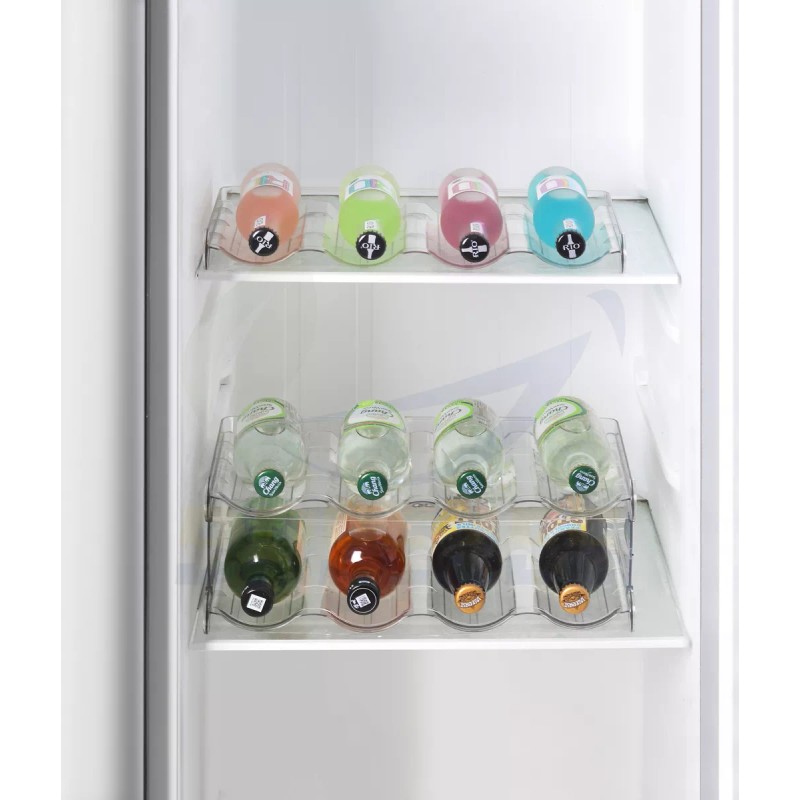 Breezee Market Organizador 16 Botellas Apilables Agua Y Vino Ahorra