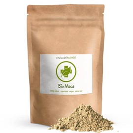 Maca Powder - 500 g - Made from Peruvian Root Tubers - in Proven Raw Food Quality - Ideal for Smoothies and Juices - 100% Vegan & Pure - Gluten Free - Lactose Free - No Additives and Additives