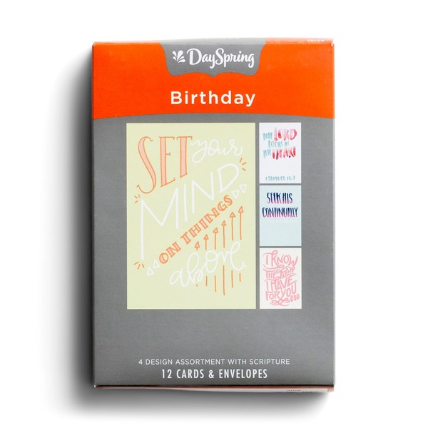 Birthday - Inspirational Boxed Cards - Hand Lettering