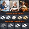 10X 30X Extra Large Magnifying Glass with Light and Stand,7-inch