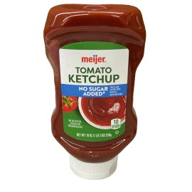 Meijer No Sugar Added Tomato Ketchup 19 oz
