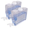 VIDETOL 3L Fridge Water Dispenser with Tap, 2 Pack Reusable