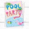 Olivia Samuel 20 x Pool Party Invites from Pink Tropical