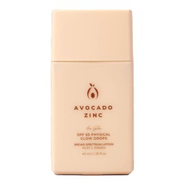 Avocado Zinc SPF50 Physical Glow Drops, 40ml
