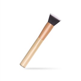 G4GADGET Liquid Foundation Brush - Premium Kabuki Flat Top Brush for Blending Liquid, Cream, Powder - Flawless Makeup Application - No Shedding, Synthetic Bristles