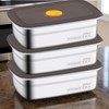 Stainless Steel Containers with Lids | Lunch Box Containers,3X Stackable