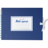 Maruman Sketchbook F0 Art Spiral Drawing Paper, Thick, Blue, 24