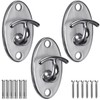 SELEWARE 3 Pack Heavy Duty Stainless Steel Wall Anchors for