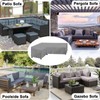 OutdoorLines Waterproof Outdoor Patio Sectional Cover - UV Resistant &