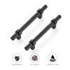 Ravinte 20 Pack 6-3/8 Inch Cabinet Pulls Matte Black Kitchen