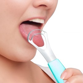 Tongue Cleaner, Tongue Scraper, Tongue Cleanser, Tongue Scraper, Tongue Scraper Cleaner, Helps Fight Bad Breath, Tongue Scrapers (Blue)