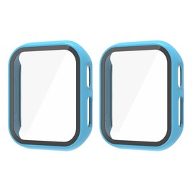 GMUJIAO Pack of 2 Case for Xplora X6 Play, Case with Screen Protector, Hard PC All-Round Screen Protector Protective Case for Xplora X6 Play, Blue