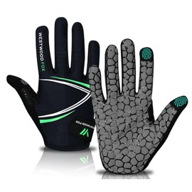 WESTWOOD FOX Guantes de Ciclismo para Hombre, Guantes Deportivos, Acolchados, con Pantalla tctil, Guantes Transpirables para Bicicleta de montaa,...  
