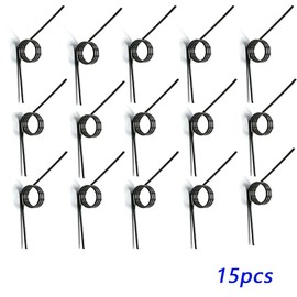Cilky 10pcs Torsion Springs 120 Degrees V-Shaped Torsional Spring, Wire Diameter 1.2mm Small Torsion Springs Kit for Home Repair & DIY Project ( Style : 120 Degrees , Size : 1.2mm x 10mm x 3laps )