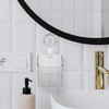 Shower Shelf without Drilling, Shelf with Suction Cup, Reusable Shower
