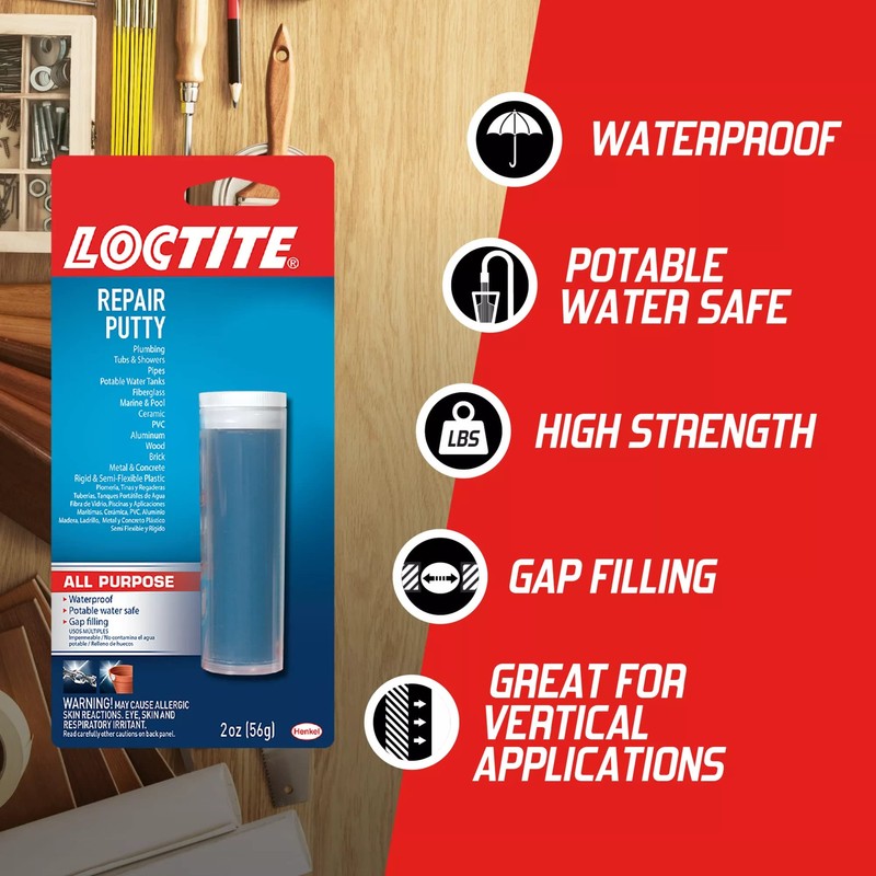 Loctite Epoxy Multi Purpose Repair Putty , 2 oz Stick,