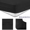 BARBONS Fitted Sheet 90 x 200 cm, 100% Cotton Fitted