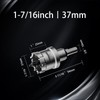 Mollom (1-7/16''|37mm) Heavy Duty Carbide Hole Saw with 2 Pilot