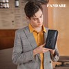 FANDARE Men's Wallet Credit Card Holder Leather Wallet with Coin