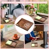 15th Work Anniversary Sticky Note Holder Wooden Notepad & Pen