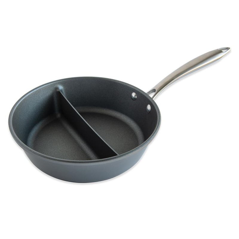 Nordic Ware 2-in-1 Divided Nonstick Saucepan - 10 inch diameter;