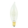 Bulbrite Incandescent CA8 Candelabra Screw Base (E12) Light Bulb, 25