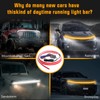 Flexible Car Hood Light Strip, 70 Inches Dynamic LED Daytime