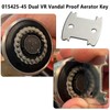 015425-45 Dual VR Vandal Proof Aerator Key fit for Mo-en