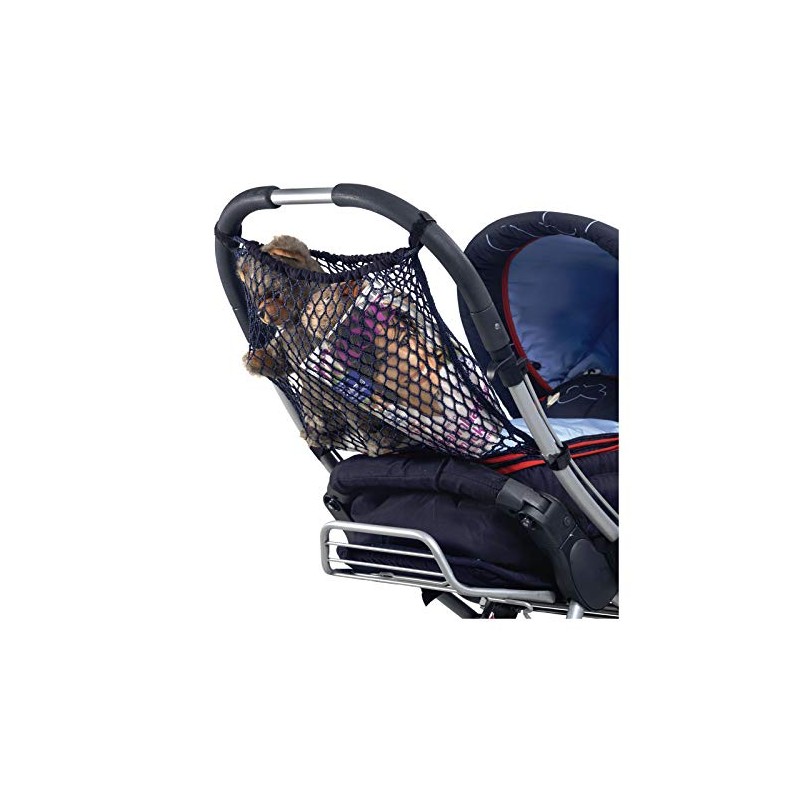 Reer 74877 Einkaufsnetz für Kinderwagen, schwarz