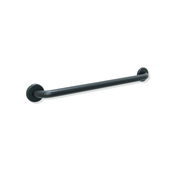 ADA Safety Grab Bar for Bathroom Shower Toilet Home - Matte Black/304 Stainless Steel/Shurgrip/ 18"