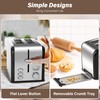 Simple Deluxe 2-Slice Toaster for Bagel, 5 Browning Setting and
