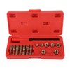 HuuppHip Thread Chaser Repair Set 15Pcs, Universal Metric Thread Restorer