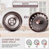 Retisee 2 Pcs Kitchen Sink Stopper Strainer Stainless Steel Drain