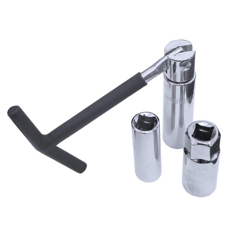 Heavy Duty T-Handle 1/2” Drive Solid Socket Wrench, 1/2-Inch Drive