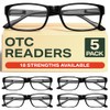 Gaoye 1.5 Blue Light Blocking Reading Glasses - 5 Pack