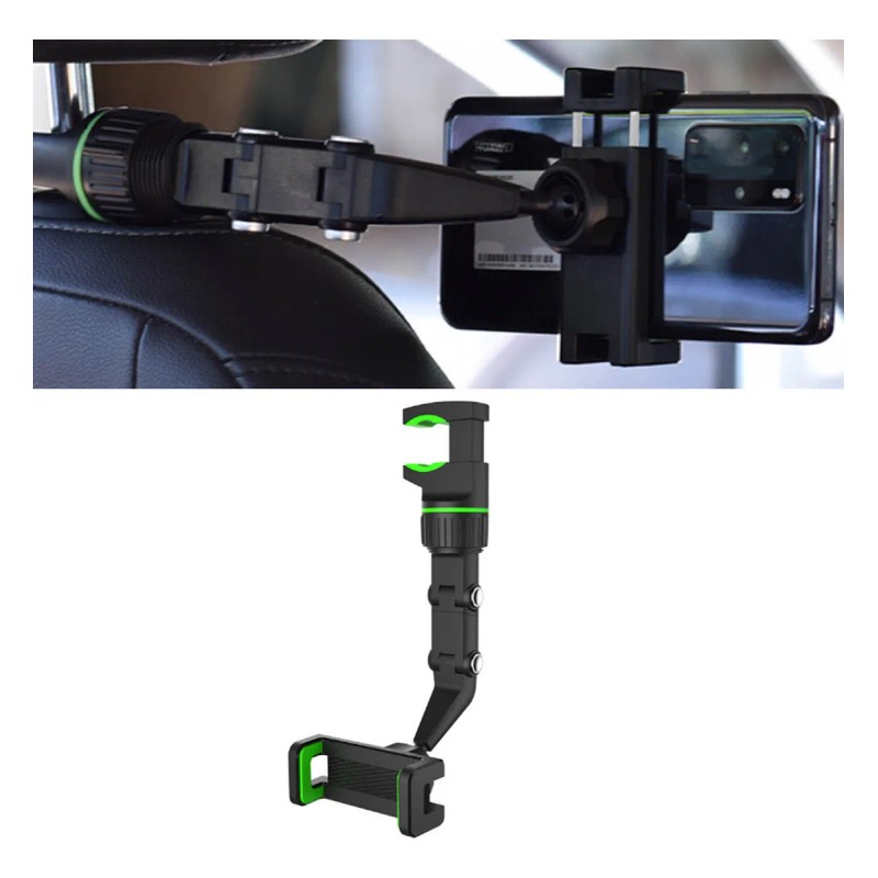 Car Supports Soporte Celular Espejo Retrovisor Coche 960° Rotación