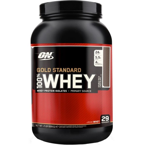 Optimum Nutrition 100% Gold Standard Whey Double Rich Chocolate 2lbs