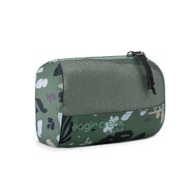Eagle Creek Pack-It Isolate Cube X- Small Packing Cubes for Travel Made with Durable Water-Resistant Nylon, Self-Repairing Zipper & Quick-Grab Handle Roots and Shoots: Duck Green -Reveal (New)
