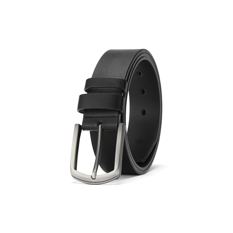 SENDEFN Men's Leather Belt, 38 mm Wide, Belt for Men