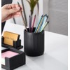 Set of 4 Modern Concrete Desk Accessories for Office Decor