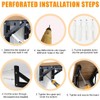 Folding Shelf Brackets 25cm, 2pcs Heavy Duty Metal Collapsible Shelf