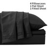 LINENLINE Full Sheet Set, Rayon Derived from Bamboo, 6pcs Cooling