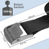 Lashing Strap Tension Strap Clamp Fastening Strap Maximum Load 250